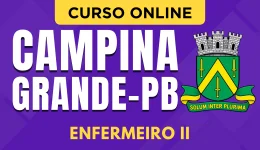 Curso online Curso Prefeitura de Campina Grande 2026 - PB - Enfermeiro II - Nova Concursos